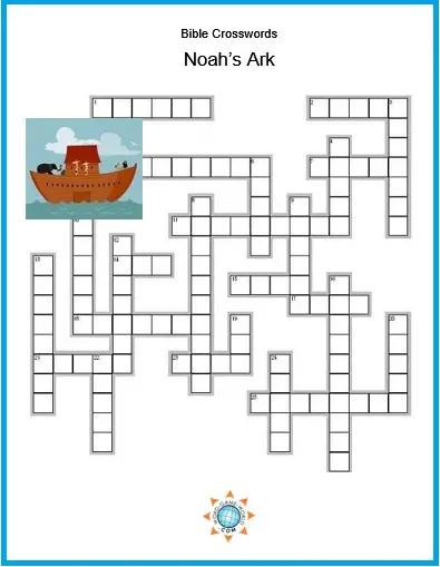 Free Printable Bible Crossword Puzzles For Middle School