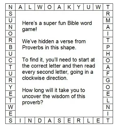 Bible Crossword on Bible Games And Puzzles Proverb1 Jpg