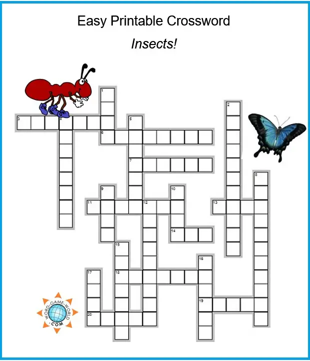 Easy Crossword Puzzles Printable on Easy Printable Crossword  Easy Crosswords  Free Easy Crossword