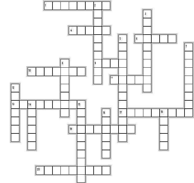 One across crossword