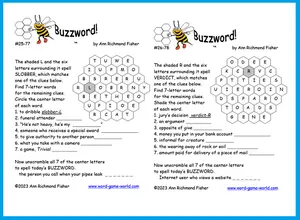 Buzzwords 25 and 26
