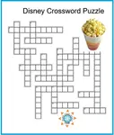 Disney Crossword puzzle - pin