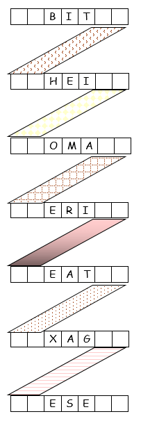 ZigZag word puzzle, a popular choice from www.word-game-world.com