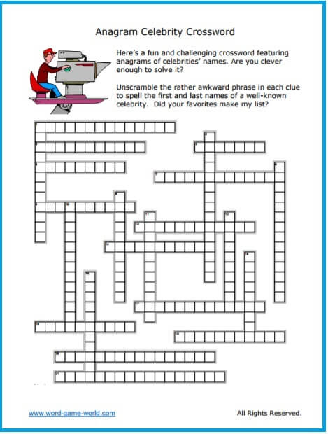 Puzzles and crossword samples