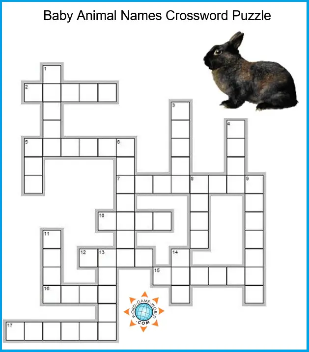 Animal Crossword Puzzle in 2023  Crossword, Crossword puzzle, Crossword  puzzles