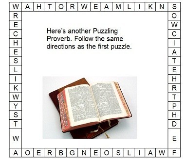 Bible Games and Puzzles : Try These Puzzling Proverbs!