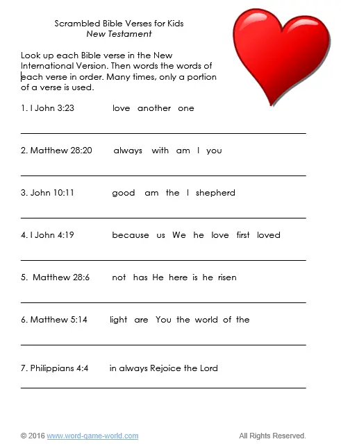 Bible Verses for Kids - A Fun Approach!