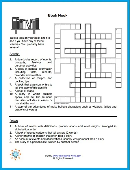 Crossword Puzzles Games and Lots of Fun Word Play