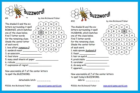 Buzzwords 9 and 10