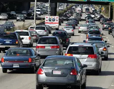 traffic on freeway