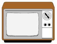 old television set