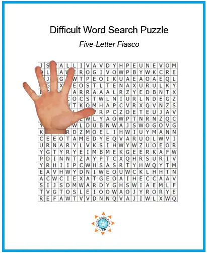 Difficult Word Search Puzzles For True Word Puzzle Fans