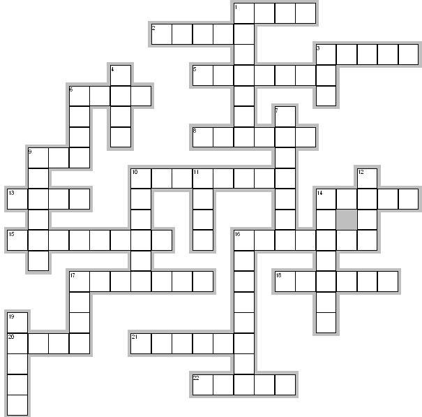 easy crossword puzzles for kids