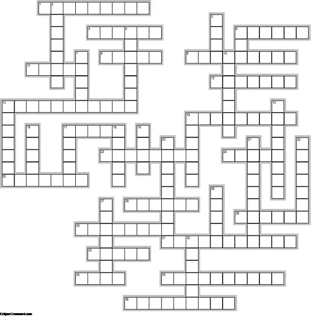  Free Printable Crosswords ...