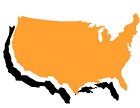 Map of the USA