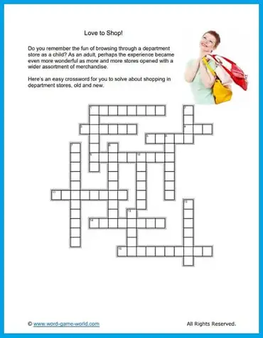 A Crossword Light Fun And Entertaining A Crossword Light Fun And Entertaining