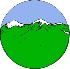 mountains and sky