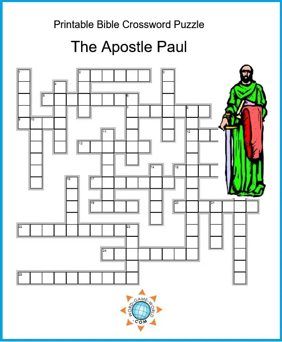 Printable Bible Crossword Puzzles Are Great for Learning!