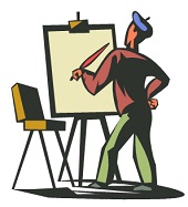 artist at easel