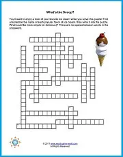 Fun Free Easy Crossword Puzzles,Buckwheat Plant